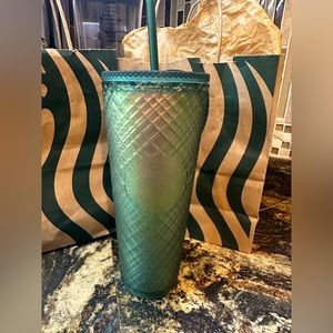 Starbucks Tumbler Green Soft Touch